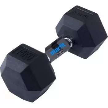 Гексагональная обрезиненная гантель Starfit DB-301 УТ-00019793