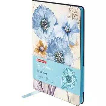 Гибкий блокнот BRAUBERG VISTA Delicate flowers 112077