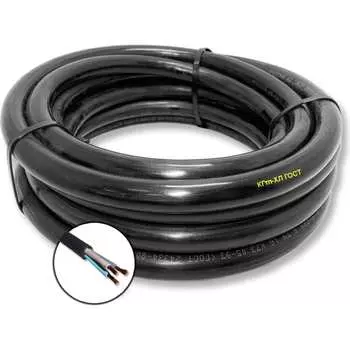 Гибкий кабель ПРОВОДНИК КГтп-ХЛ 3x1 мм2, 800м OZ339420L800