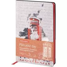 Гибкий недатированный ежедневник BRAUBERG