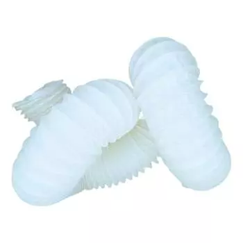 Гибкий полимерный воздуховод DEC International PVC White 203 мм, 10 м P203/10