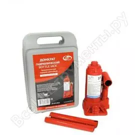 Гидравлический бутылочный домкрат 3 т в кейсе /красный/ autovirazh av-072403