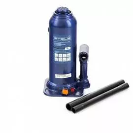 Гидравлический бутылочный домкрат 8 т, h подъема 222-447 мм stels 51165