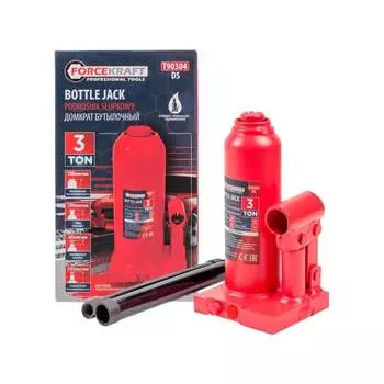 Гидравлический бутылочный домкрат Forcekraft FK-T90304/DS/(26571)