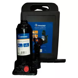 Гидравлический бутылочный домкрат прамо 4т в кейсе 180-340 мм t90404s