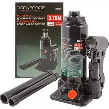 Гидравлический бутылочный домкрат Rockforce RF-T90304 DS(51449)