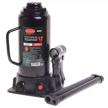 Гидравлический бутылочный домкрат с клапаном rockforce 12т высподъема 230-465мм/4 rf-t91204