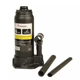 Гидравлический бутылочный домкрат в кейсе прамо 6т, 216-413мм т90603s