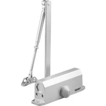 Гидравлический морозостойкий дверной доводчик ВОЛАТ 20-60 кг, серебро 35012-60