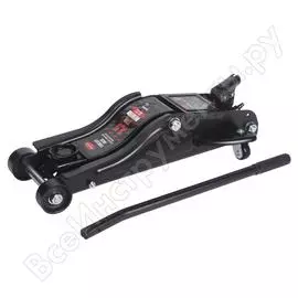 Гидравлический низкопрофильный подкатной домкрат с поворотной ручкой rockforce rf-t825010r