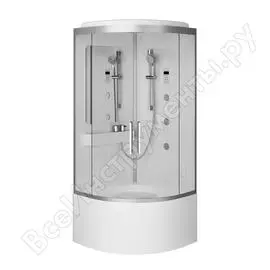 Гидромассажная кабина am.pm, like 90х90 с паровой баней, на высоком поддоне w80c-020a-090mta