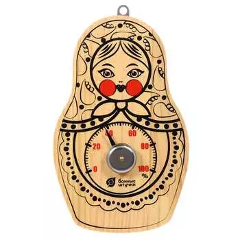 Гигрометр для бани и сауны банные штучки матрёшка, 10.5х16.5х2.5 см 18047