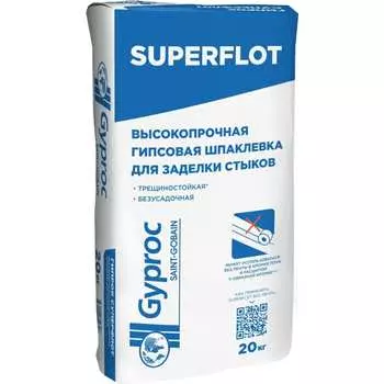 Гипсовая высокопрочная шпаклевка Gyproc