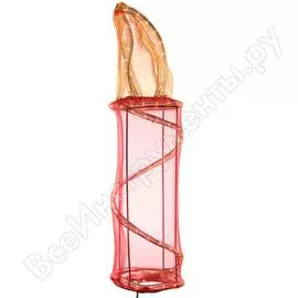 Гирлянда 3d свеча shlights прозрачная ткань, желтый дюралайт i-r-d3mc