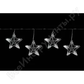 Гирлянда feron cl39 24v, 56led, белый, 2.8w, 41ma, длина 1.36м, 24v-адаптер, ip20, шнур белый 5м, 0.2мм 26757