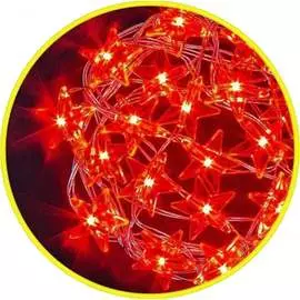 Гирлянда Navigator NGF-DM003-20R-2AA-красные звёздочки 14051