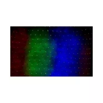 Гирлянда Neon-Night СЕТЬ 2х1,5м, черный ПВХ, 240LEDмульти 215-029