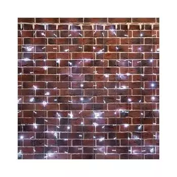 Гирлянда Neon-Night ДОЖДЬ занавес 2х6м, прозрачный ПВХ, 1500LED белые 235-175