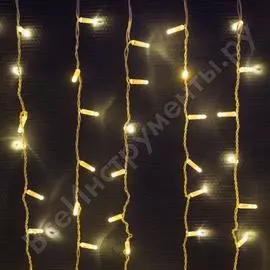 Гирлянда neon-night дождь, занавес, 2х1.5м, прозрачный пвх, 360 led, золото 235-308