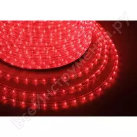 Дюралайт Neon-Night Дюралайт LED фиксинг 2W - красный d=13мм, 36LED/м, модуль 2м 121-122