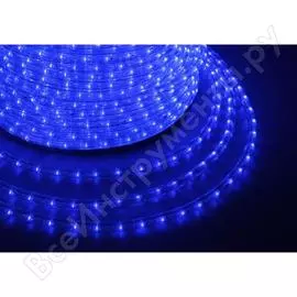 Гирлянда neon-night дюралайт led мерцающий 2w - синий d=13мм, 36led/м, модуль 2м 121-253