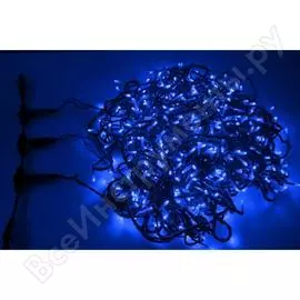 Гирлянда Neon-Night Клип лайт 24В, 3 нити по 20 м, свечение с динамикой, 399LED синие 323-303