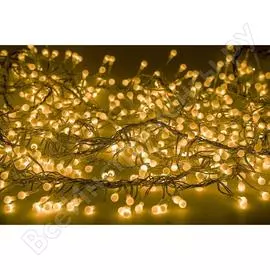 Гирлянда Neon-Night Мишура 3м, прозрачный ПВХ, 288LED желтые 303-601