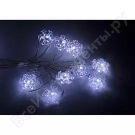 Гирлянда Neon-Night Снежинки 2м 20LEDбелые 303-010