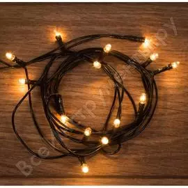 Гирлянда neon-night твинкл-лайт 1.8м 20 ламп накаливания, тёплый-белый 303-112