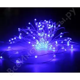 Гирлянда нить shlights 12 метров 120 ультраярких мини-светодиодов, синий ldms120-cb