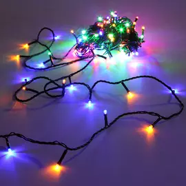 Гирлянда нить shlights 20 метров 200 светодиодов, мульти, контроллер 8 режимов ild200c-gm