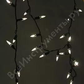 Гирлянда нить shlights 3 метра 60 светодиодов, теплый белый, контролер 8 режимов ildes060ww-c