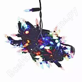 Гирлянда нить shlights 5 метров 60 светодиодов, мульти, контролер 8 режимов ildes100m-c