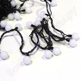 Гирлянда шарики shlights 15 метров 100 светодиодов, белый, соединяемая oldbl100-w-e