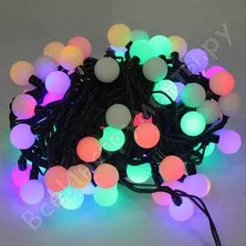 Гирлянда шарики shlights 15 метров 100 светодиодов, мульти, соединяемая oldbl100-m-e