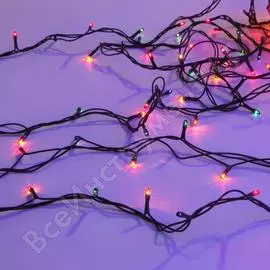 Гирлянда shlights нить 15 метров 300 микролампочек, мульти, контроллер 8 реж. itw300c-m