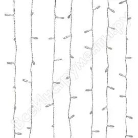 Гирлянда занавес shlights 1,5х1,5 метра 300 светодиодов, теплый белый oldcl300-ww-e