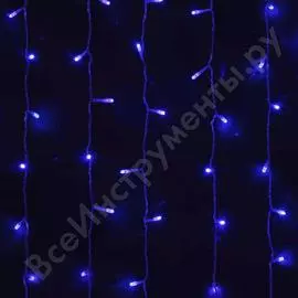 Гирлянда занавес shlights 2,5х1,9 метра 925 светодиодов, синий oldcl925-tb-e-s