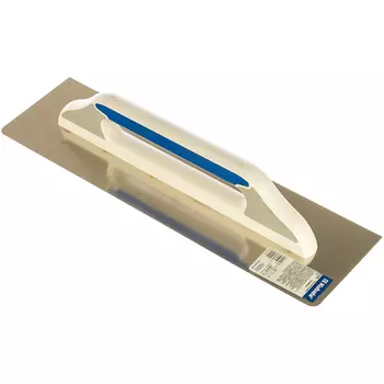 Гладилка из нержавеющей стали kubala 130x480 мм с закругленными углами, ручка g-21 0256