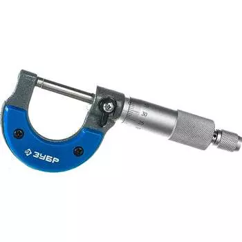 Гладкий механический микрометр ЗУБР МК 25, Профессионал 34480-25_z02