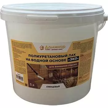 Глянцевый полиуретановый лак Доминар ЭКО Q40675