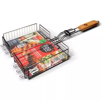 Глубокая решетка барбекю 800 Degrees Barbecue Basket 800DGR-BGXL