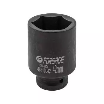 Глубокая шестигранная головка ударная Forsage F-46510042(17221)