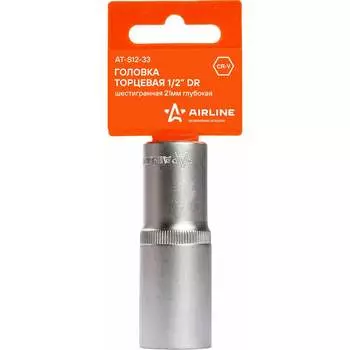 Глубокая шестигранная торцевая головка Airline AT-S12-33