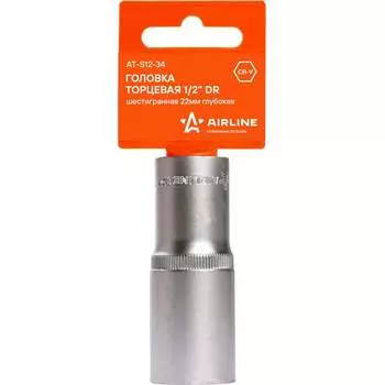Глубокая шестигранная торцевая головка Airline AT-S12-34