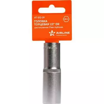 Глубокая шестигранная торцевая головка Airline AT-S12-29