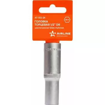 Глубокая шестигранная торцевая головка Airline AT-S12-24