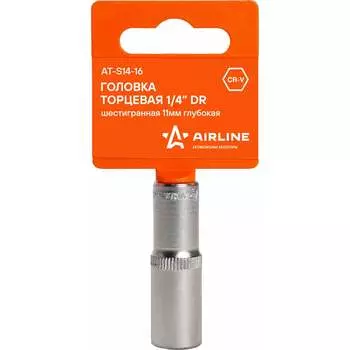 Глубокая шестигранная торцевая головка Airline AT-S14-16