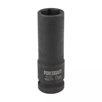Глубокая тонкостенная шестигранная головка ударная Forcekraft FK-4458517TH(56091)