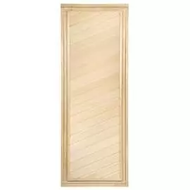 Глухая диагональная дверь Банные штучки 3684